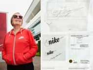 The first Nike logo